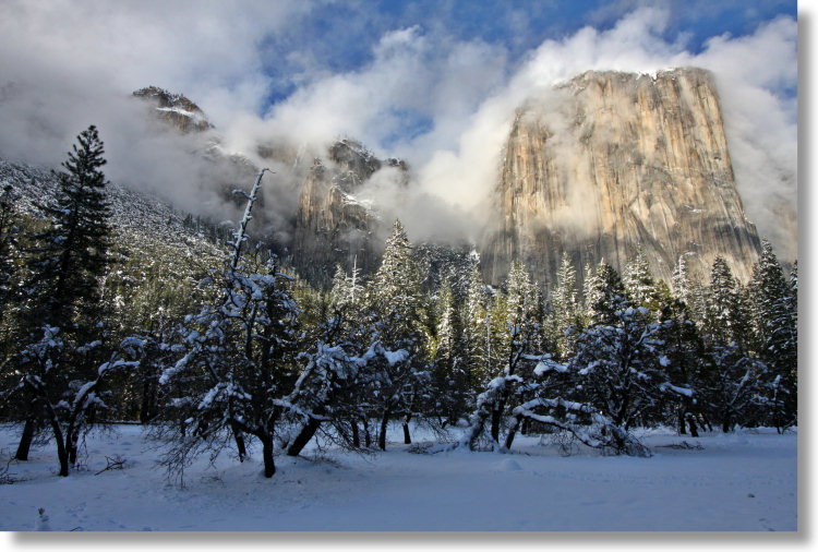 El Capitan, winter