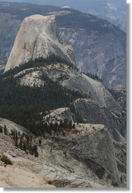 Half Dome as seen from Clouds Rest, Yosemite Park