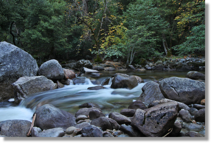 The Merced River from Happy Isles, Yosemite Valley