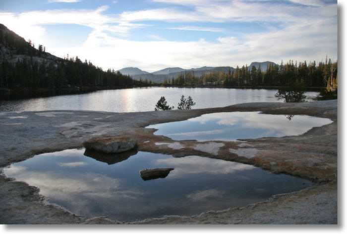Lower Cathedral Lake, eastern shore