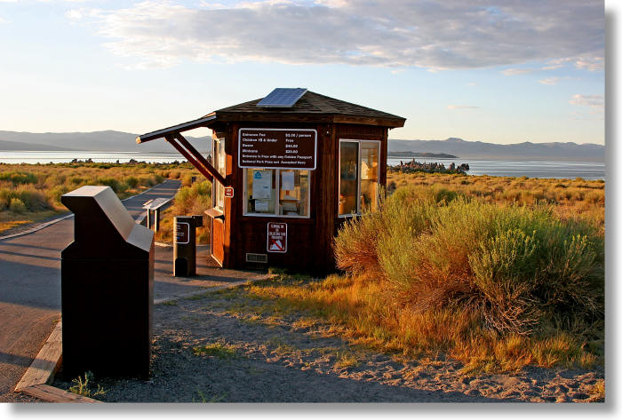 Mono Lake South Tufa Trail Admission Booth
