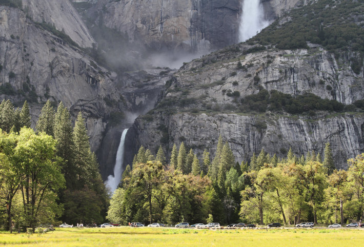 Yosemite Falls from Cook's Meadow