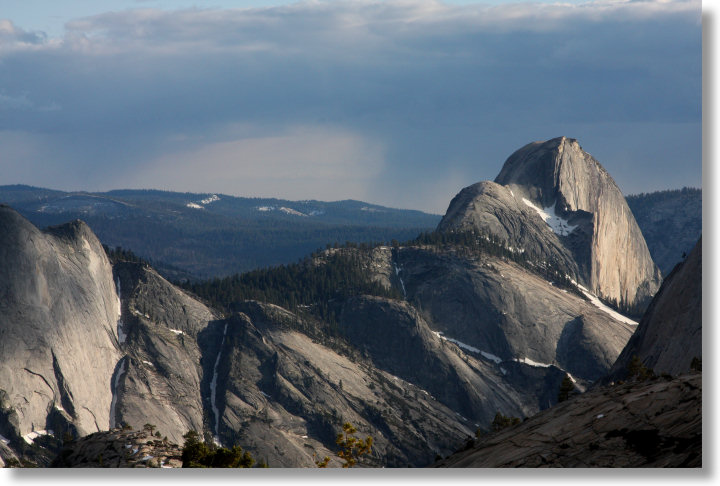Half Dome as seen from Olmsted Point, Yosemite National Park