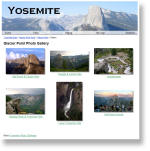 Glacier Point photo gallery index