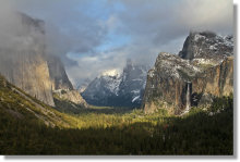 Looking east from Yosemite's Tunnel View