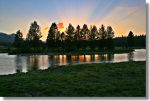 Tuolumne Meadows at sunset