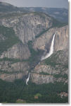 Yosemite Falls as seen from Glacier Point
