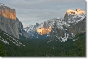 Yosemite Tunnel View, winter