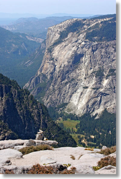 El Capitan as seen from the Half Dome summit