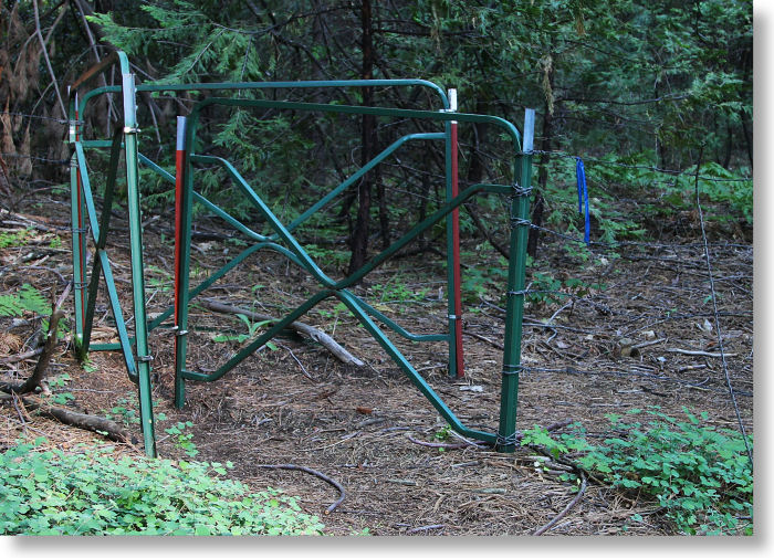 Lookout Point trail gate