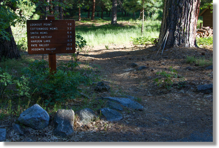 Lookout Point trailhead, Yosemite National Park