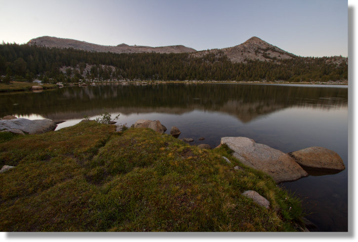 Facing north across Lower Gaylor Lake