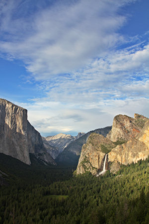 Yosemite Valley as seen from Arist Point