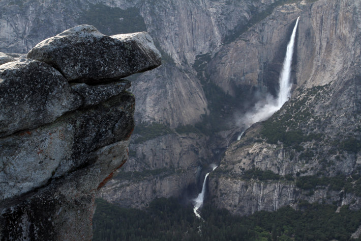 Hanging Rock and Yosemite Falls
