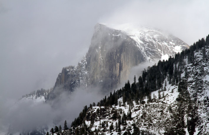 Half Dome from the Tunnel View