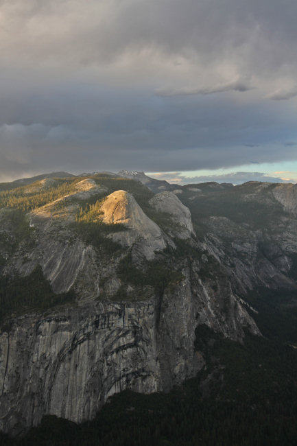 North Dome and Royal Arches from Glacier Point