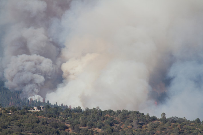 The Sky Fire off Road 632, Oakhurst, CA, June 18, 2015