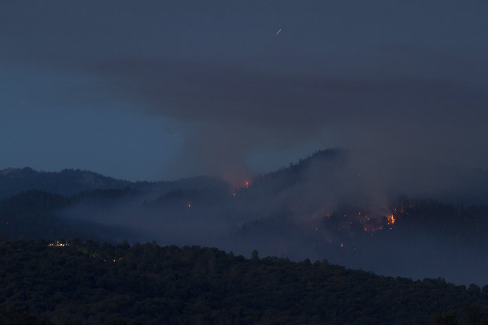 The Sky Fire off Road 632, Oakhurst, CA, June 19, 2015