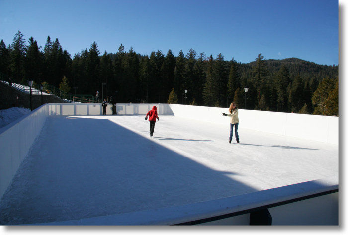 Tenaya Lodge ice skating rink
