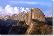 Half Dome and Clouds Rest from Glacier Point