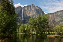 Yosemite Falls from the Swinging Bridge (thumbnail)