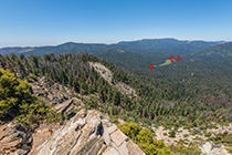 wawona point panorama section