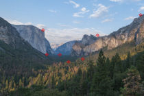 Tunnel View pano section