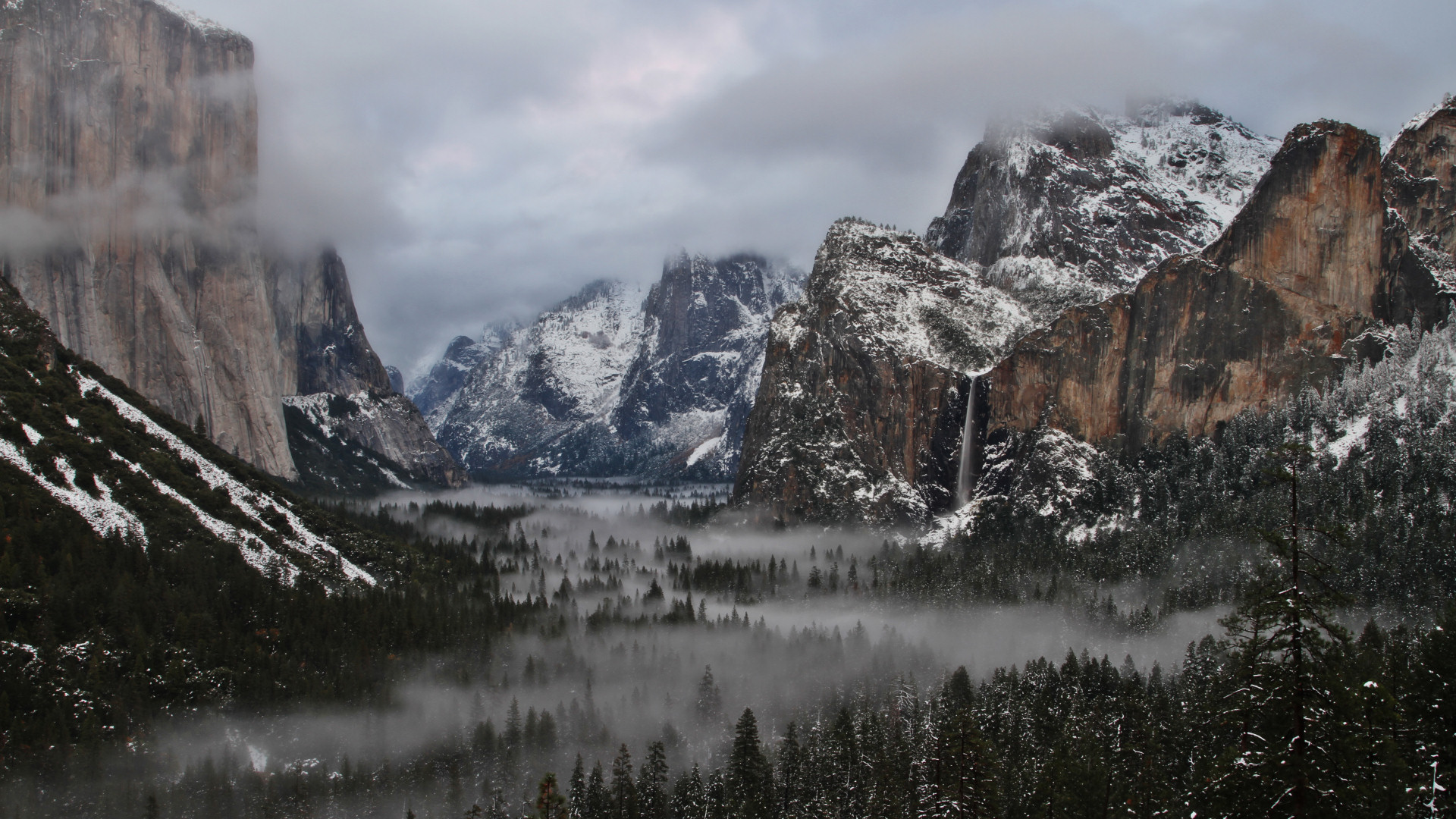 Free Yosemite Wallpapers - Yosemite Valley in Winter